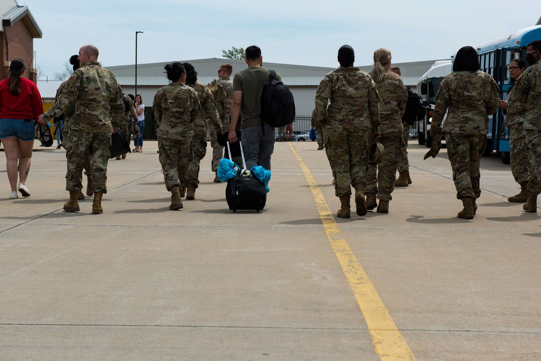 Langley Airmen return home