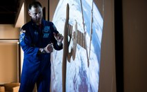 Col. Hague talking about his space experience