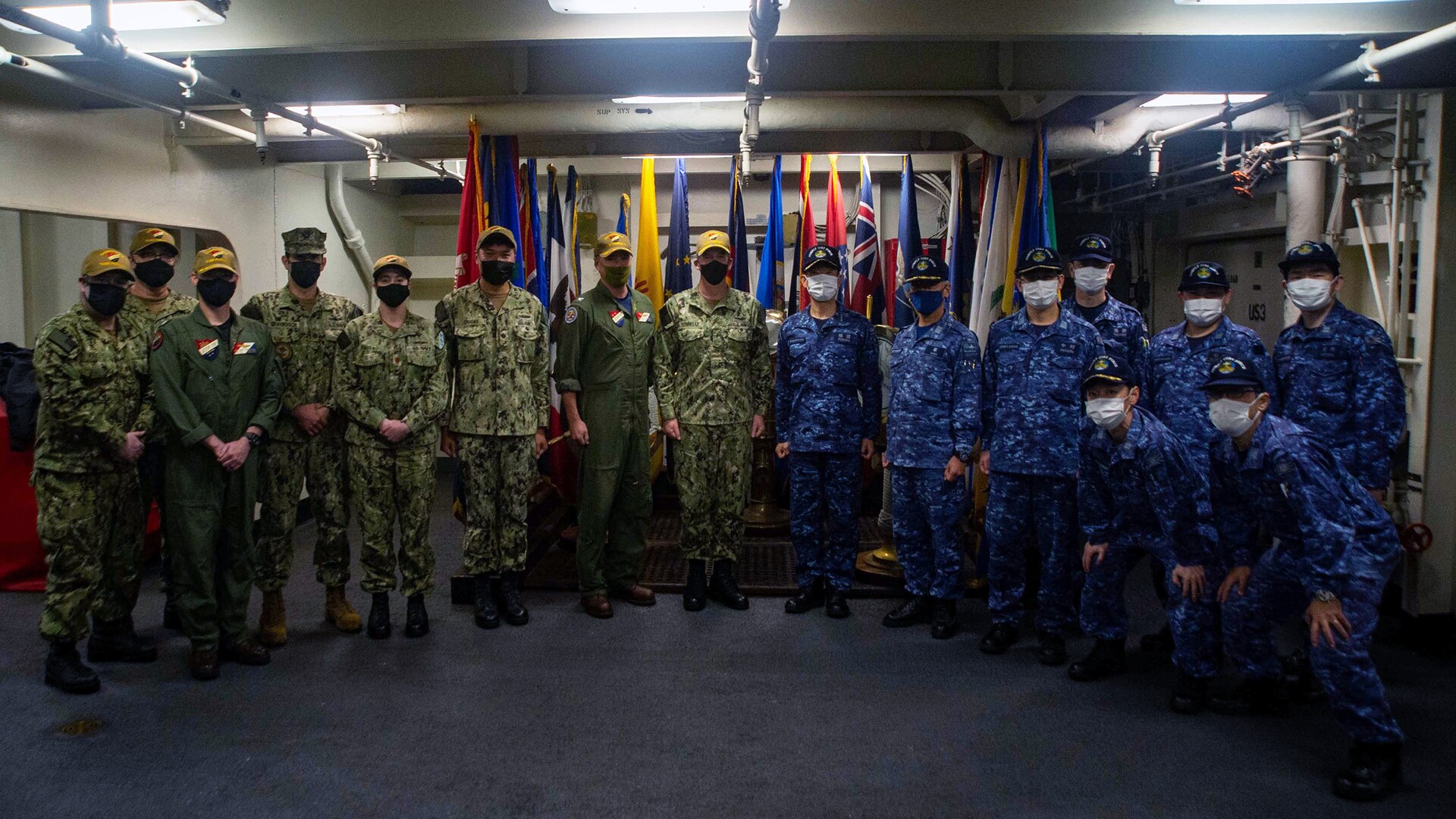 Commander, Task Force 70 Conducts Flag Talks with Japan Maritime Self ...