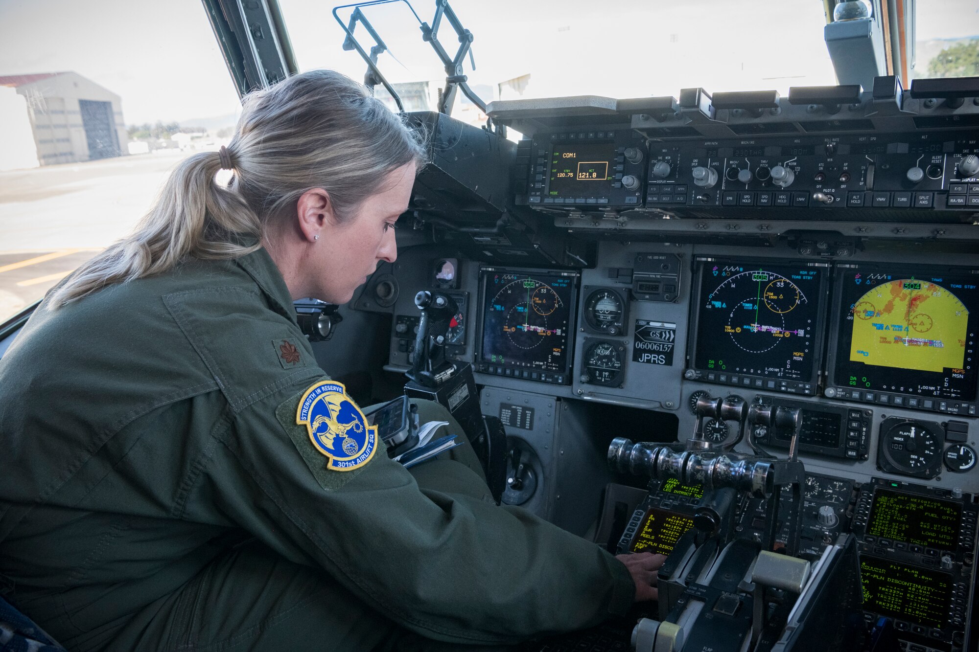 It's not every day that an all-female aircrew gets to go up in U.S. Air Force C-17 Globemaster III for a training flight.  For former pilots like soon to be retiring, Col. Jacquelyn Marty, 349th AMW vice commander, this was an opportunity that at one time was unheard of to fly with an all-female aircrew. 
"I'm thrilled and only hope as we go forward , it's not a big deal, but a natural occurrence," said Marty. Marty will soon be retiring in June after 32 years of service.