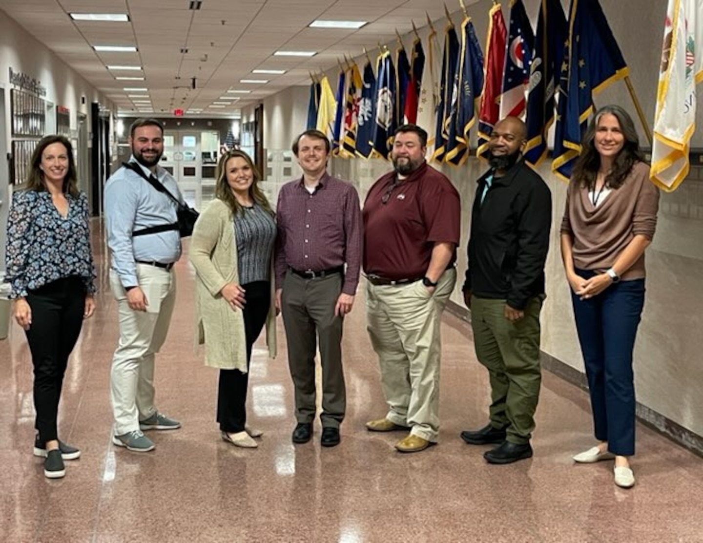 Vicksburg District Emerging Leaders attendees (Left to Right):
•	Sabrina Dalton, James Cumberland, Kristen Camp, Daniel McPhearson, Nathaniel Jones, Adrian Davis, Kristi Hall