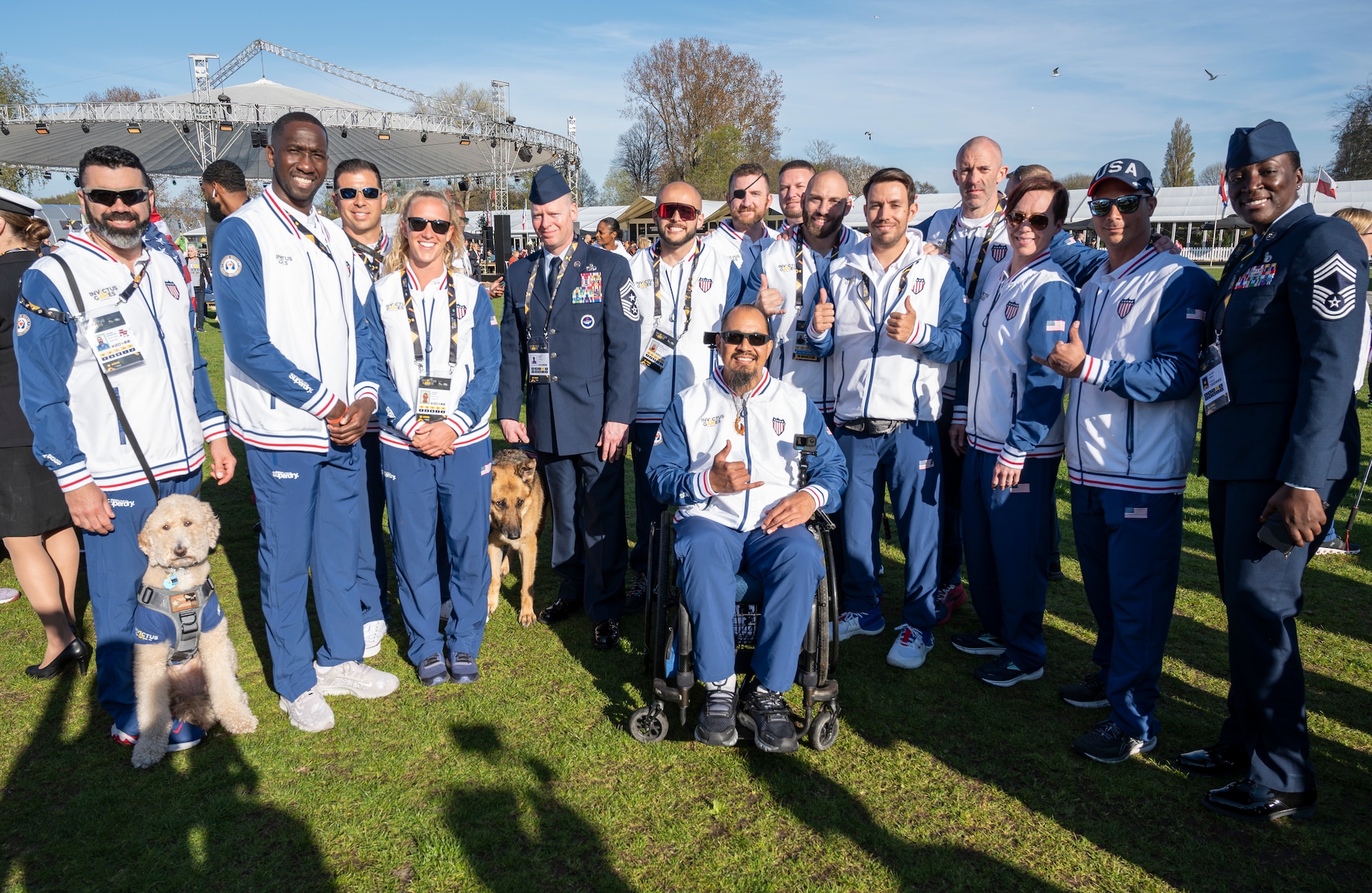 USAFE-AFAFRICA command chief visits Invictus Games 2022