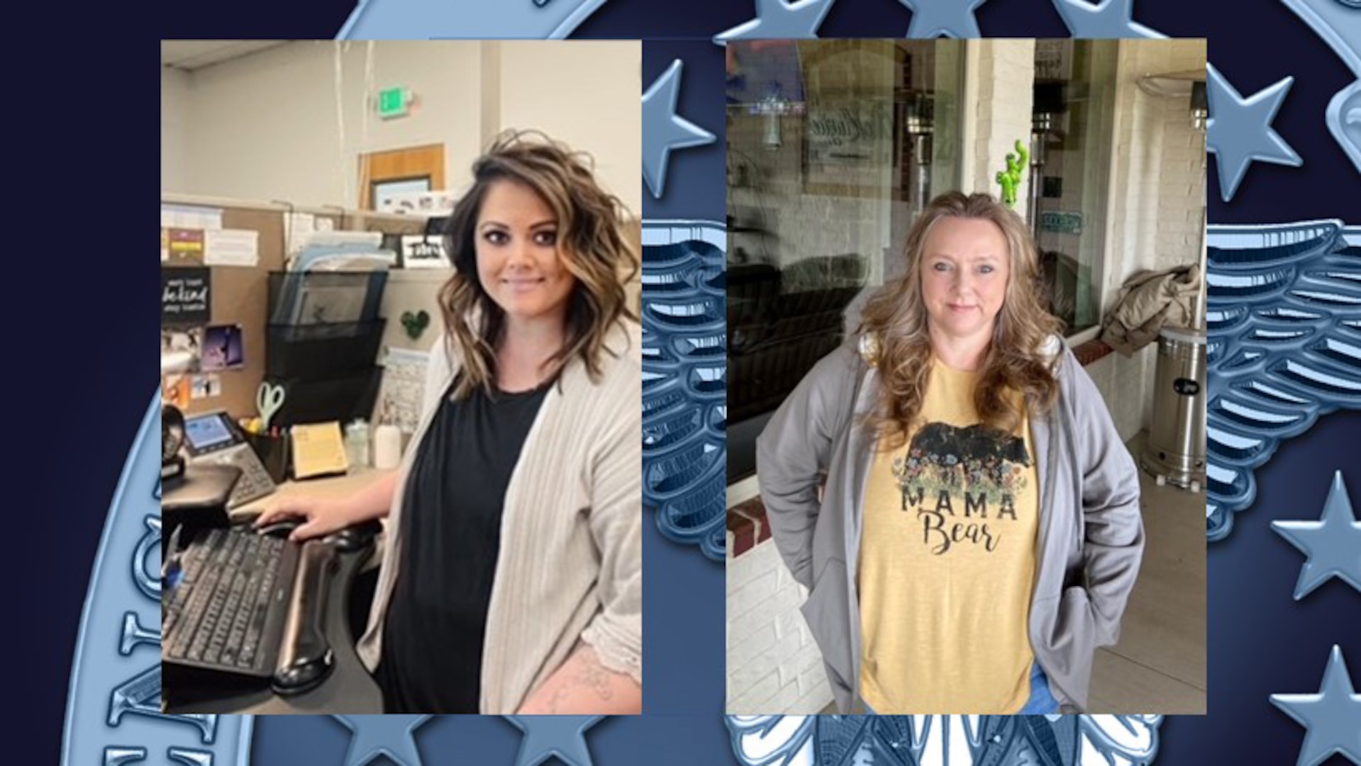 DeAnne Allshouse and Theresa McKinzie are DLA Aviation's February 2022 Employees of the Month