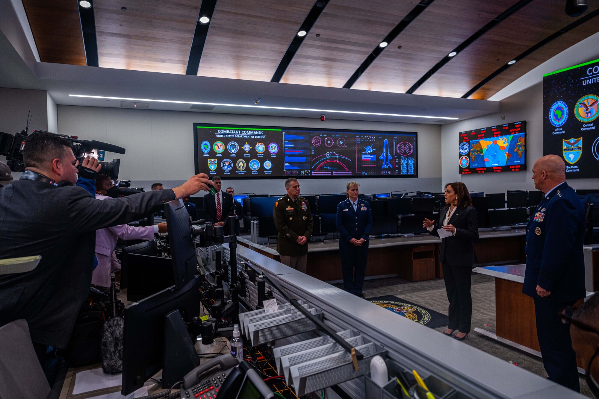 Vice President Harris visits Vandenberg Space Force Base