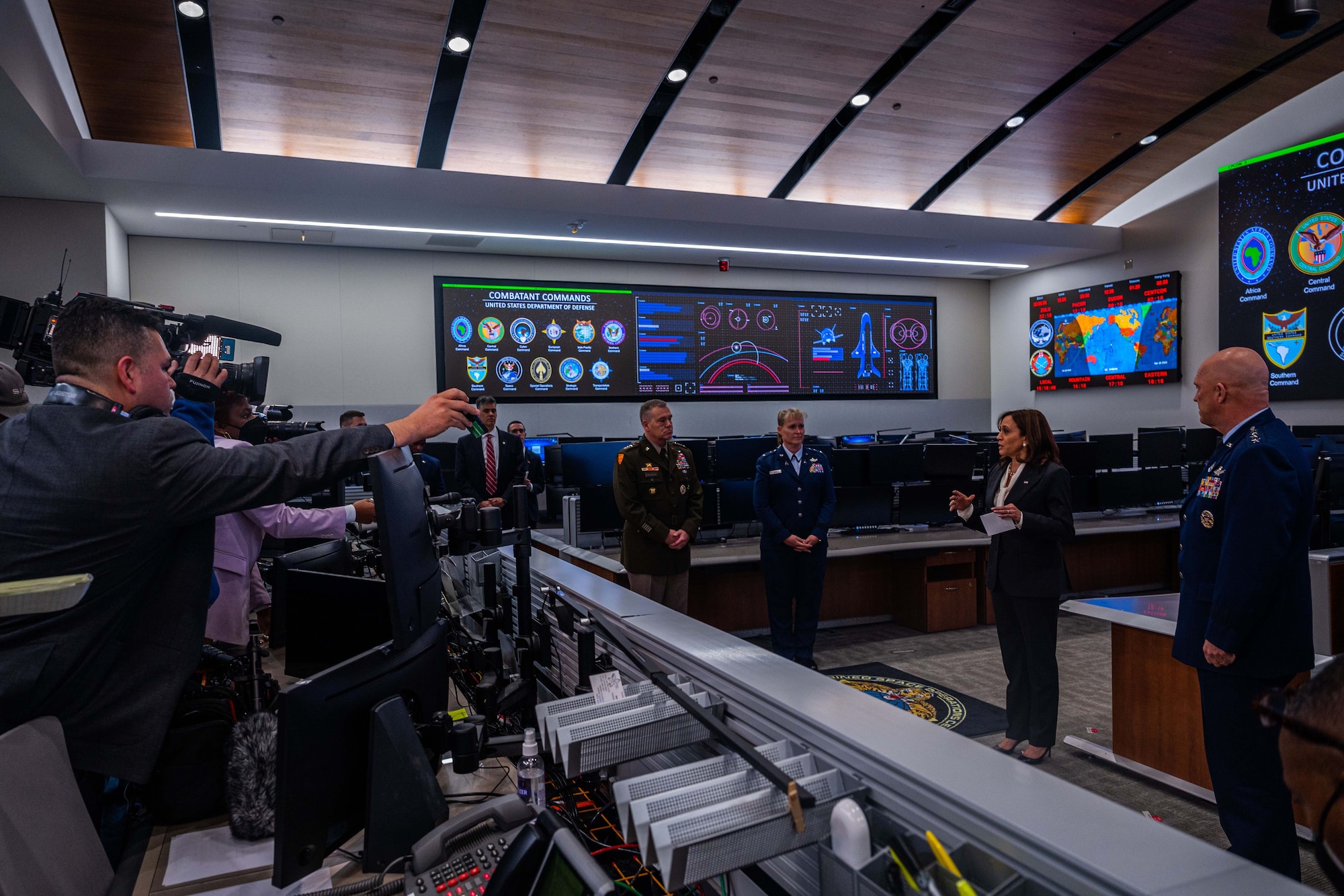 Vice President Harris visits Vandenberg Space Force Base