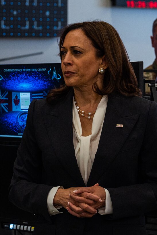 Vice President Harris visits Vandenberg Space Force Base