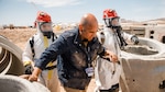 Nevada Guard Soldiers and Airmen teamed with the Arizona Air Guard in April 2022 to test their ability to cohesively respond to chemical, biological, radiological and nuclear situations. The exercise was held at a mock rubble-pile training site in the small city of Apex in northern Clark County.