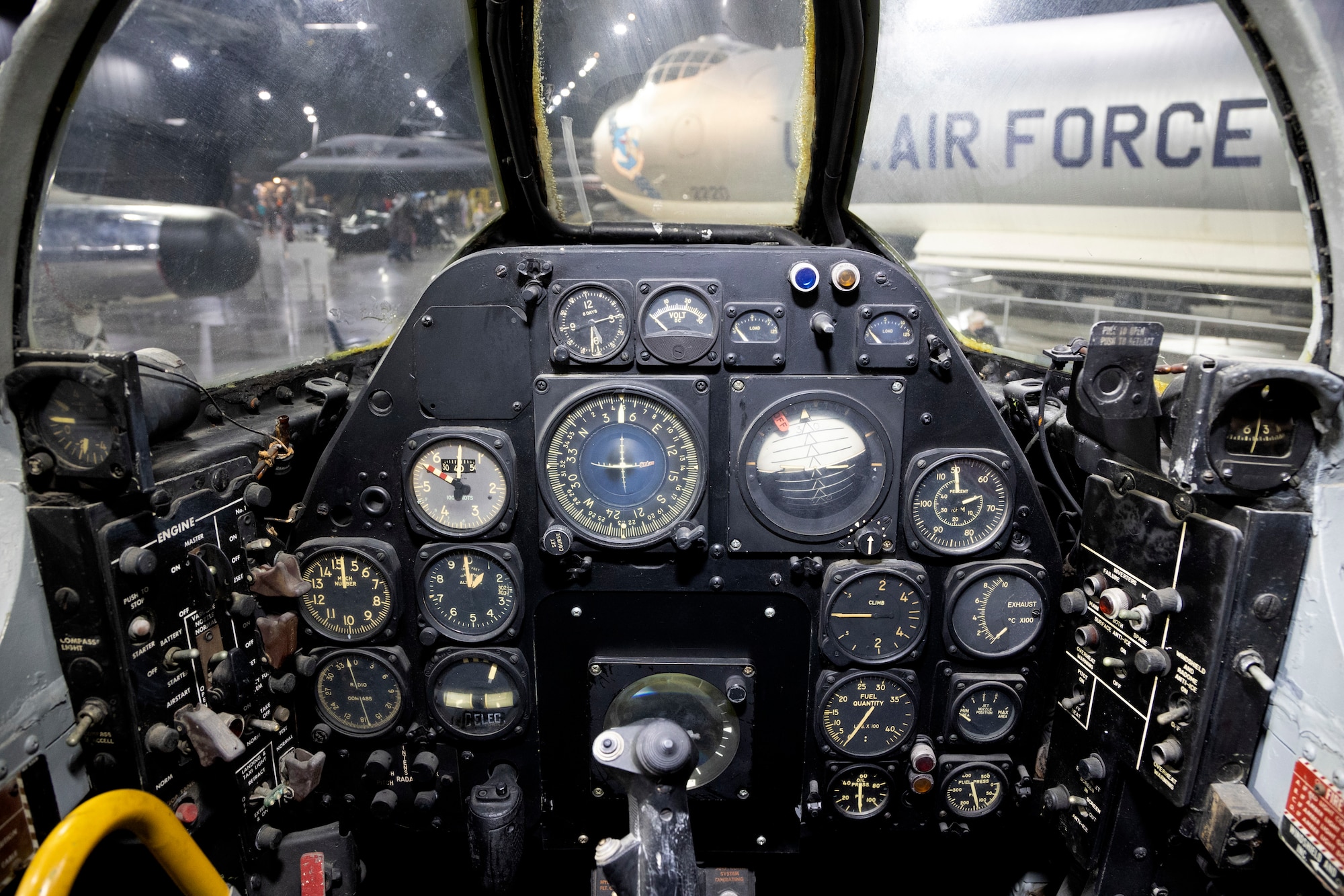 North American F-86D Sabre cockpit view