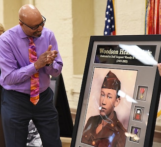 RIA health clinic changes name to Woodson Health Clinic in honor of World War II combat medic hero – SSG Waverly Woodson Jr.