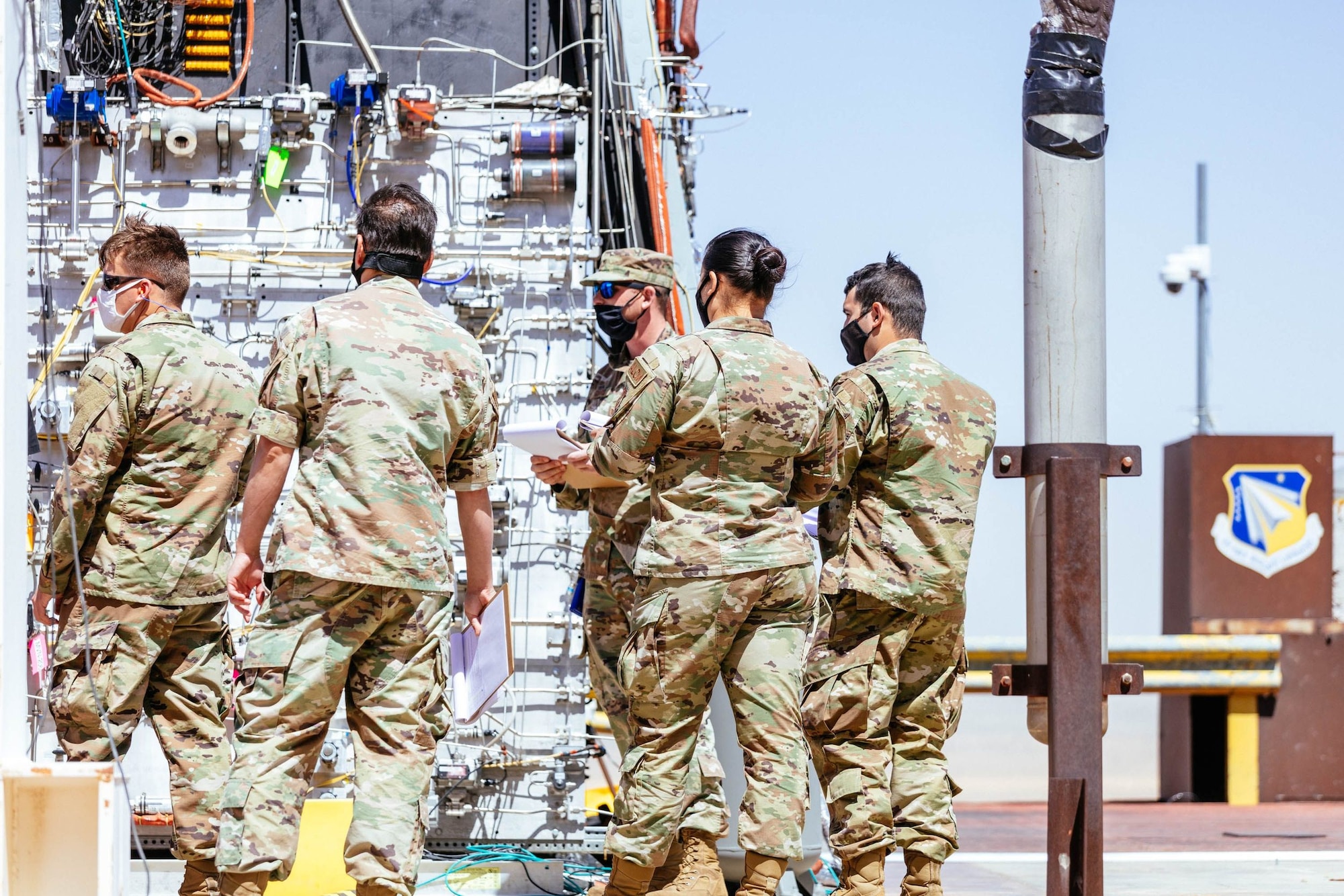 In 2021, The Air Force Research Laboratory and ABL Space Systems partnered with operators from the 2nd Space Launch Squadron and 412th Test Wing at Edwards Air Force Base, California to demonstrate how launch systems can be operated rapidly by small teams from nontraditional sites. AFWERX, part of AFRL, brought together players from across the national security space enterprise for this rapid rocket launch concept of operations demonstration. The complete test campaign, from training to full operations with cryogenic rocket propellants, validated the strong training base and capability of U.S. Air Force and U.S. Space Force active-duty personnel in conducting liquid rocket CONOPS and fielding of novel deployable systems. (Courtesy photo / ABL Space Systems)