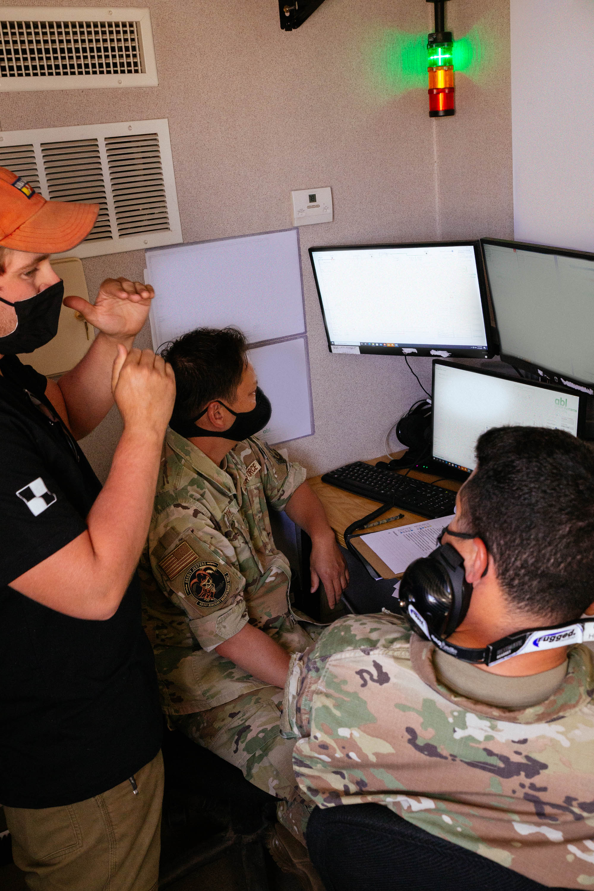In 2021, The Air Force Research Laboratory and ABL Space Systems partnered with operators from the 2nd Space Launch Squadron and 412th Test Wing at Edwards Air Force Base, California to demonstrate how launch systems can be operated rapidly by small teams from nontraditional sites. AFWERX, part of AFRL, brought together players from across the national security space enterprise for this rapid rocket launch concept of operations demonstration. The complete test campaign, from training to full operations with cryogenic rocket propellants, validated the strong training base and capability of U.S. Air Force and U.S. Space Force active-duty personnel in conducting liquid rocket CONOPS and fielding of novel deployable systems. (Courtesy photo / ABL Space Systems)
