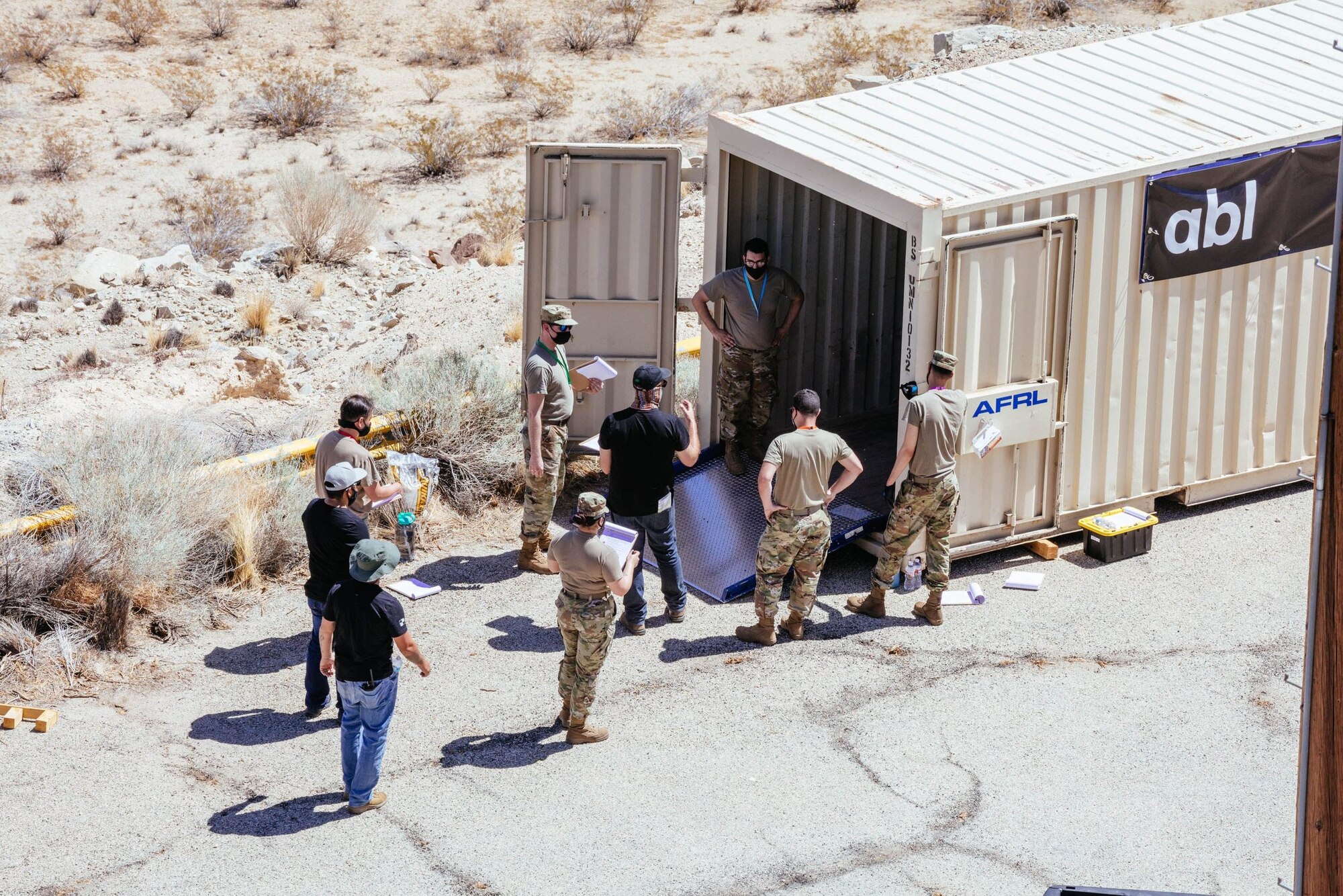 In 2021, The Air Force Research Laboratory and ABL Space Systems partnered with operators from the 2nd Space Launch Squadron and 412th Test Wing at Edwards Air Force Base, California to demonstrate how launch systems can be operated rapidly by small teams from nontraditional sites. AFWERX, part of AFRL, brought together players from across the national security space enterprise for this rapid rocket launch concept of operations demonstration. The complete test campaign, from training to full operations with cryogenic rocket propellants, validated the strong training base and capability of U.S. Air Force and U.S. Space Force active-duty personnel in conducting liquid rocket CONOPS and fielding of novel deployable systems. (Courtesy photo / ABL Space Systems)