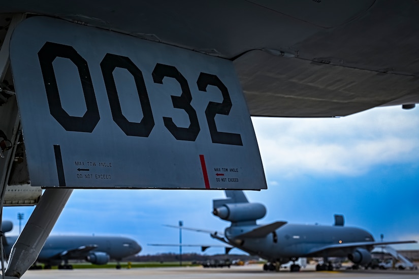 KC-10 Extender 91711 assigned to the 305th Air Mobility Wing returns from Central Command at Joint Base McGuire-Dix-Lakehurst, New Jersey, Apr. 19, 2022. The return marks an end to over thirty years of air refueling support provided to the U.S. and coalition partners through both peace and war, beginning with Operation Desert Shield/Desert Storm in 1990-91, through the conflicts in Iraq and Afghanistan, and punctuated by Operation Allies Refuge in 2021.