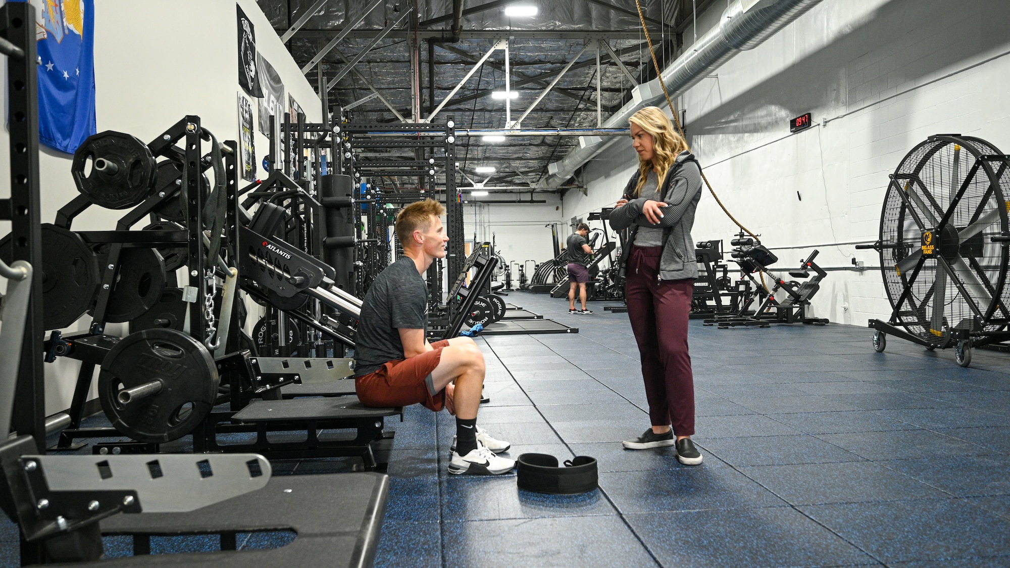 Physical fighter flying requires strength, mobility, long-term