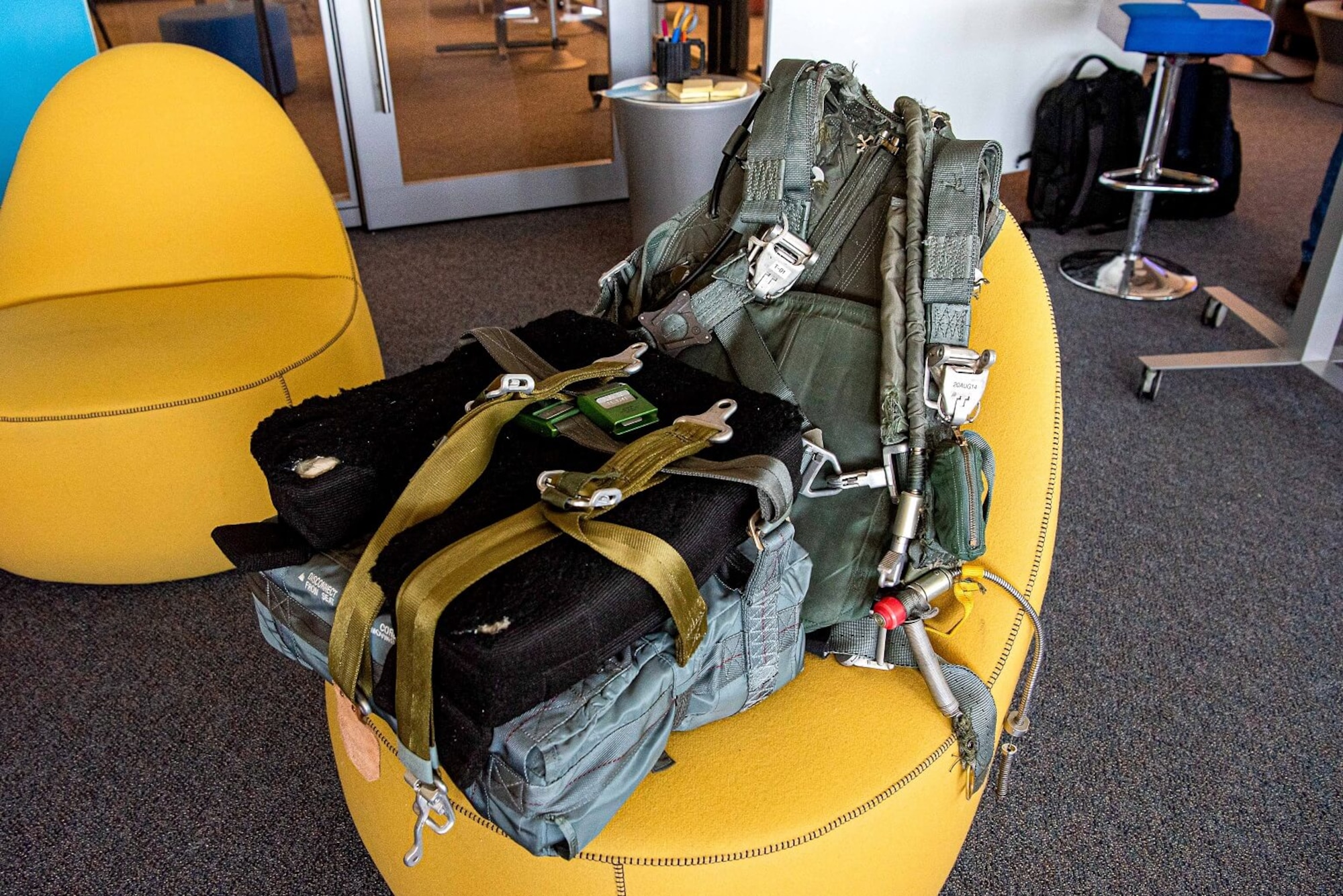 A redesign of the B-52 Bomber’s ejection survival kit was the main topic of the CyberWorx innovation design sprint on April 6-8, 2022.