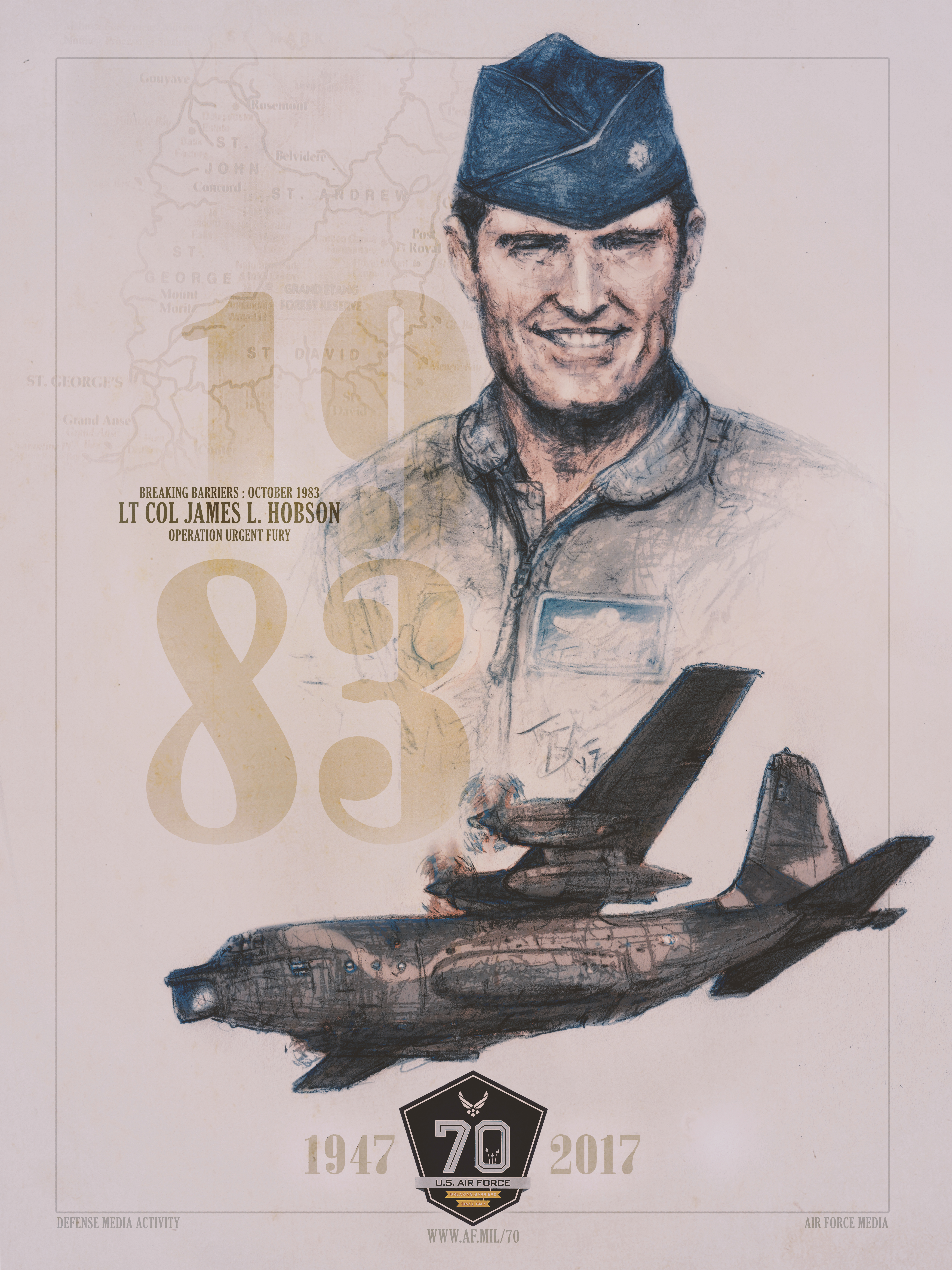 ✨送料無料　訳あり　5TH AIR  FORCE　ポスター？ Air Force Posters