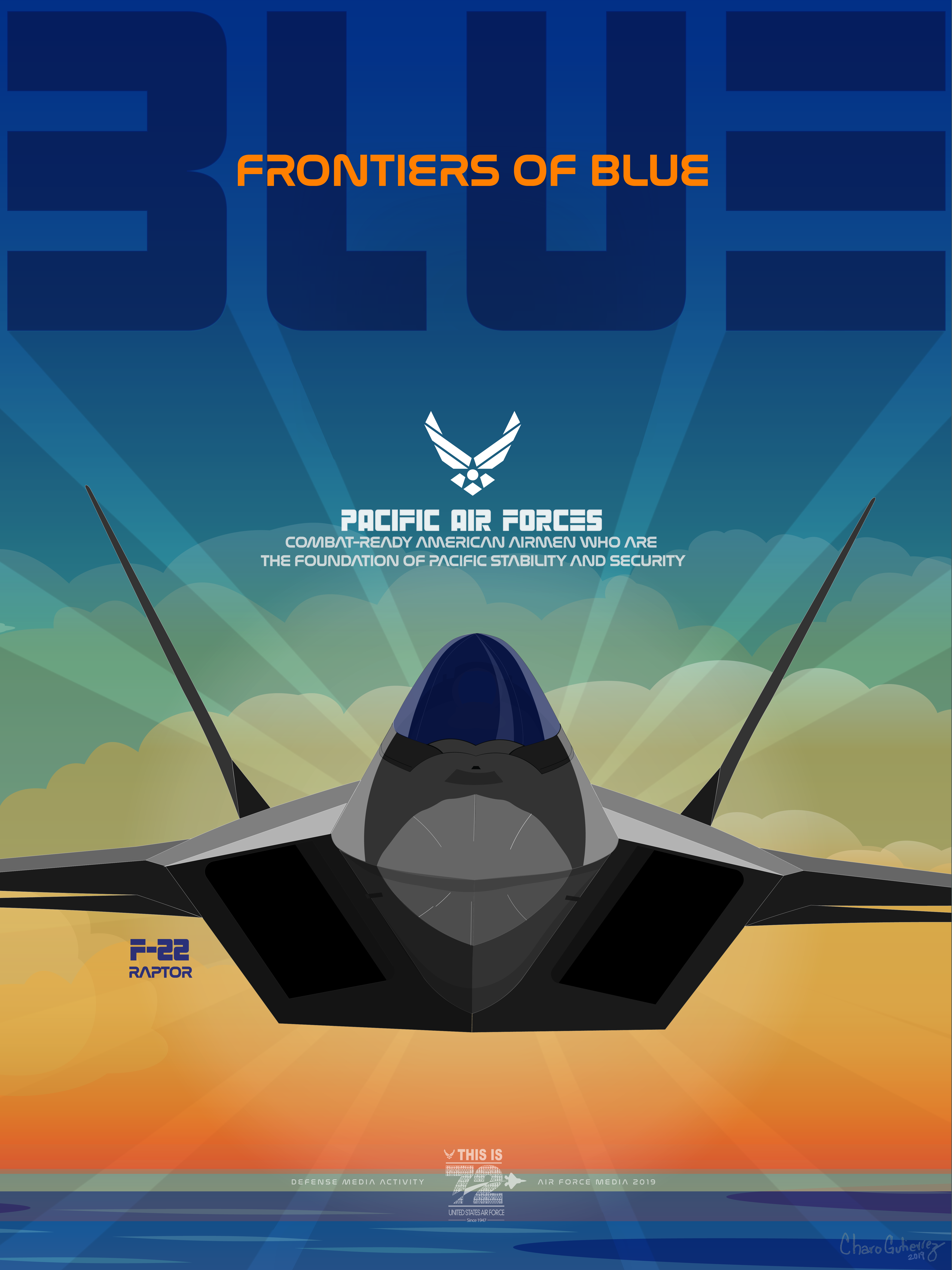 Air Force 75th Anniversary Poster: Flight of the Blackbird