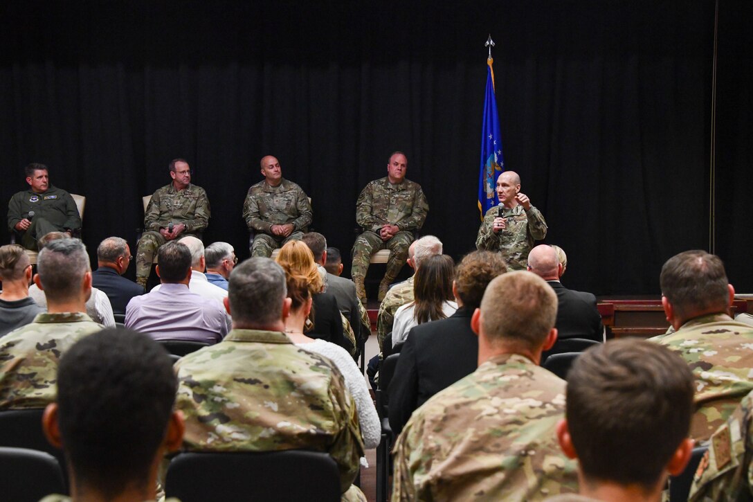 Returning leaders experience change, progression of 97 AMW