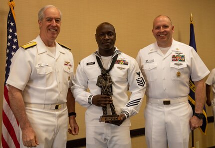 Sailors during Sailor of the Years winner announcement