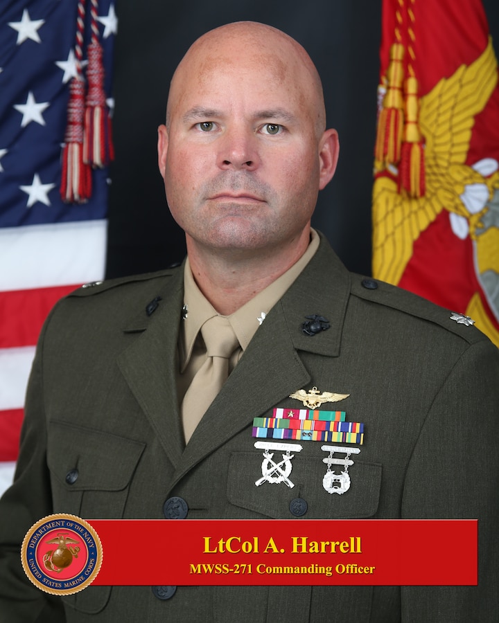 LtCol Harrell Official Photo