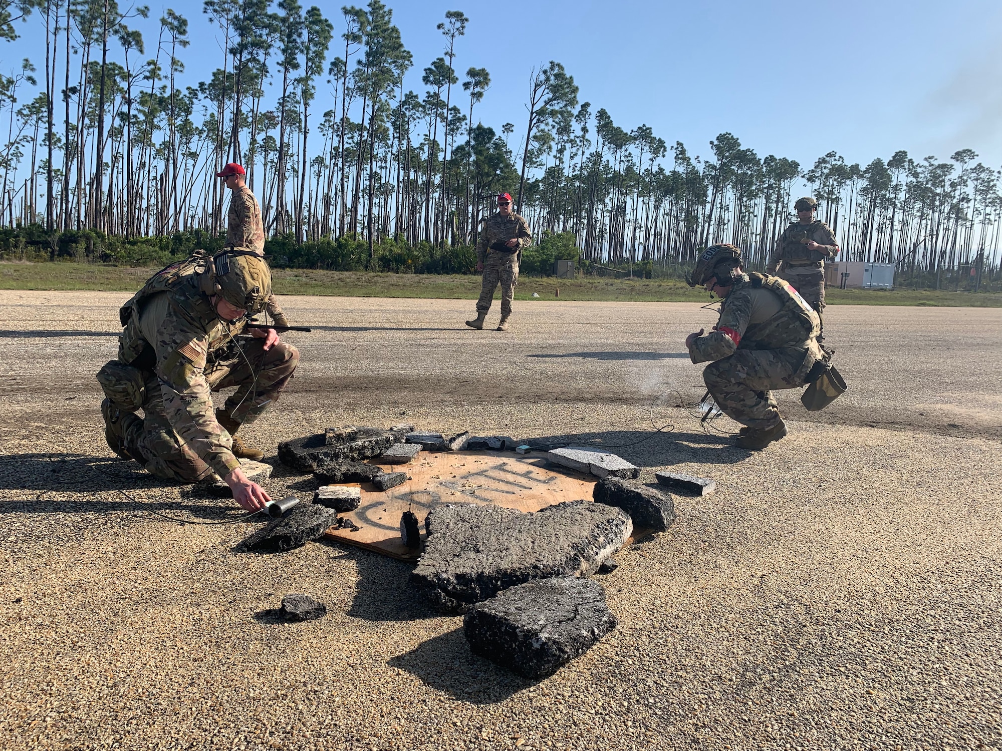 Explosive ordnance disposal event