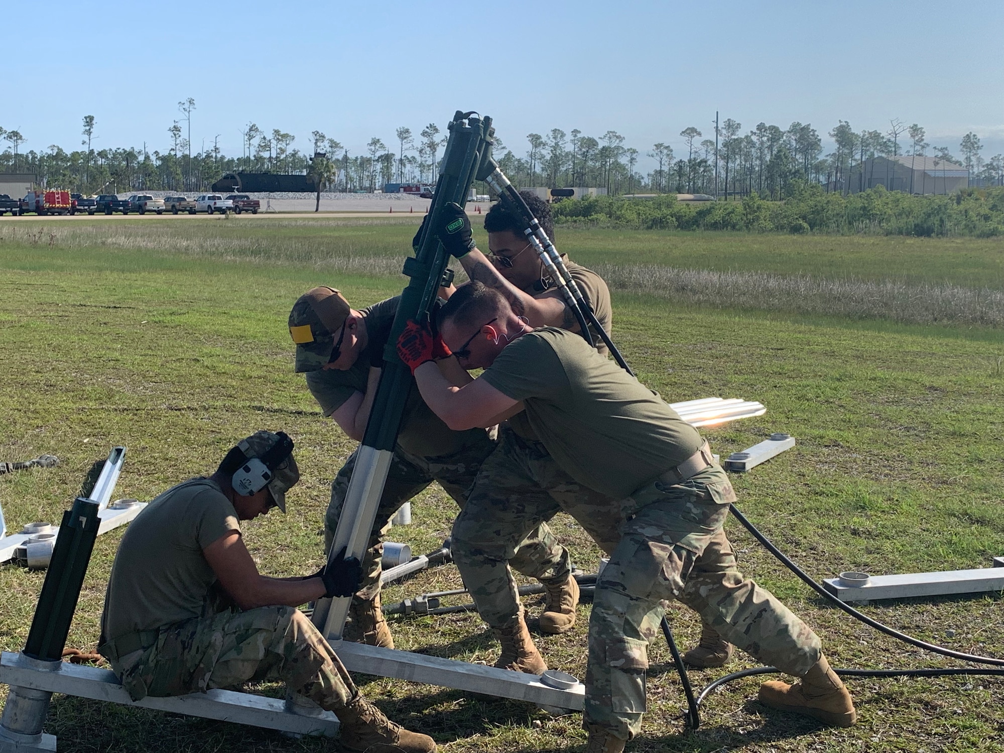 mobile aircraft arresting system install