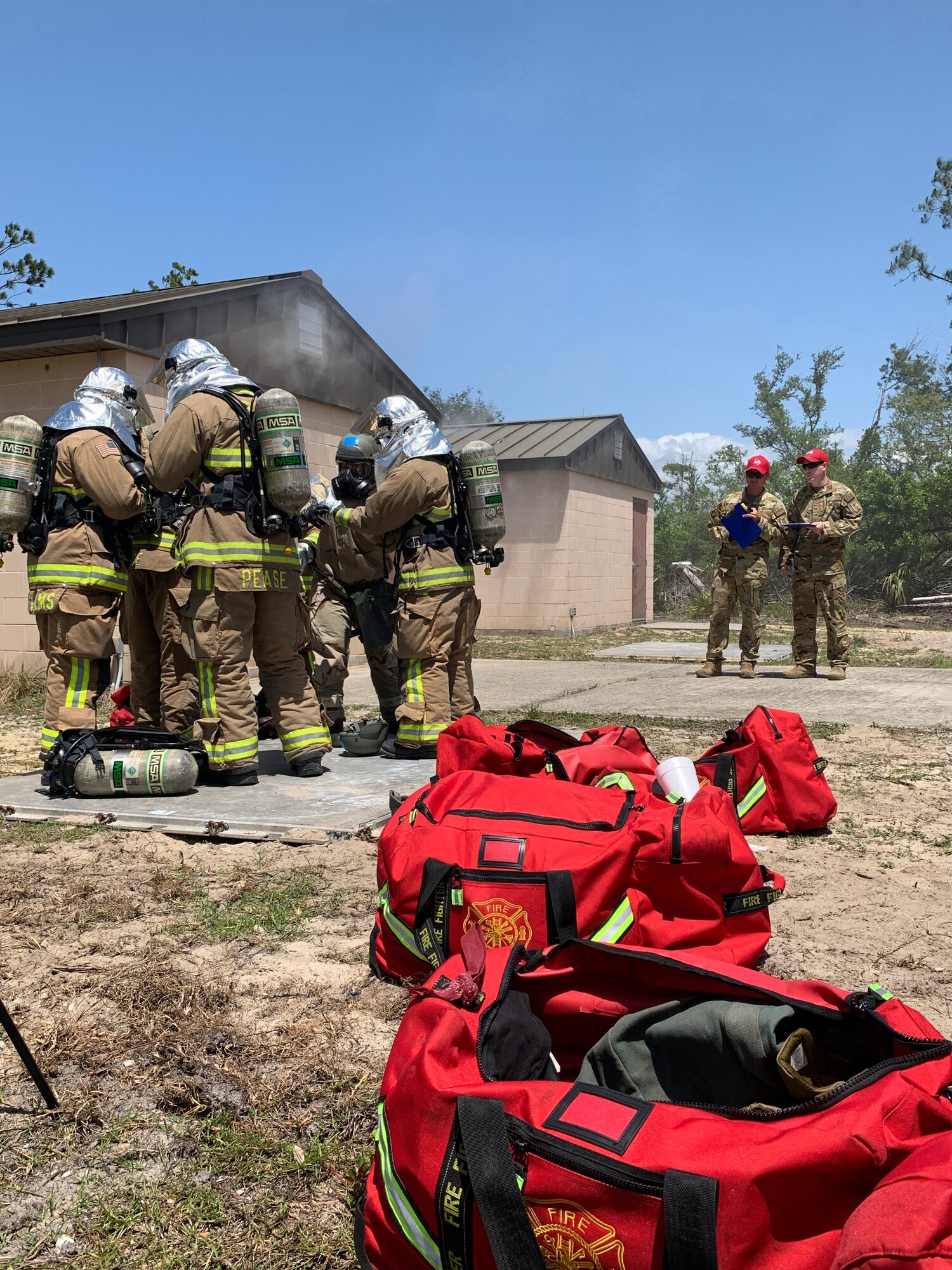 structural rescue firefighting event