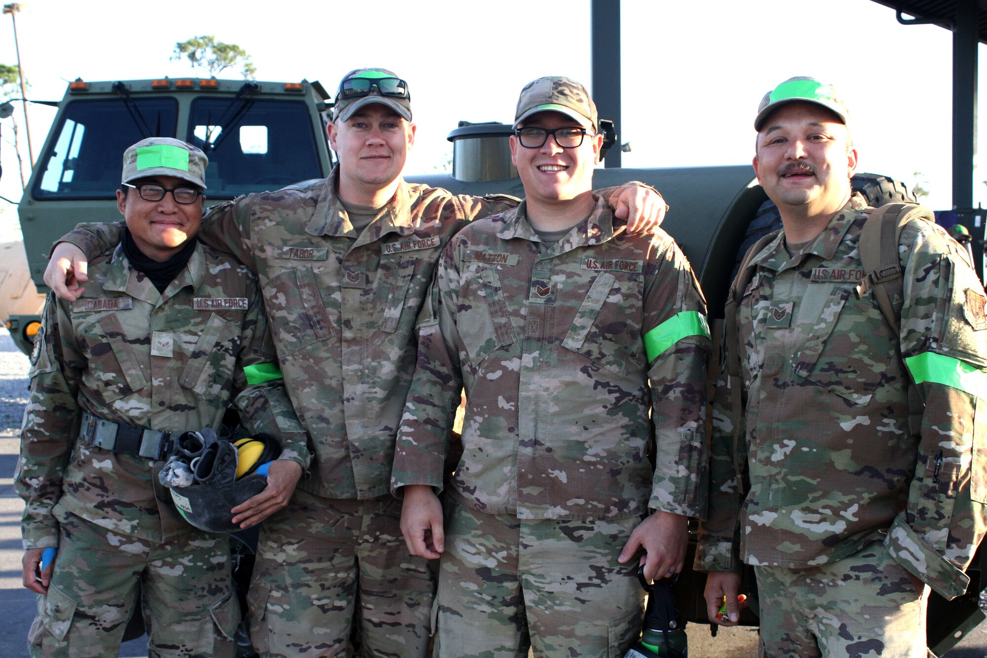 Air Combat Command team members from the 366th Civil Engineer Squadron