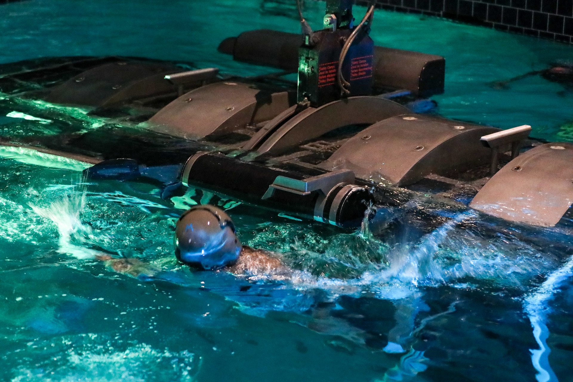 Dunker is a training that prepares helicopter pilots and crew members in life saving measure if they were to ever find themselves having to abandon their air craft in an inadvertent submerged situation.