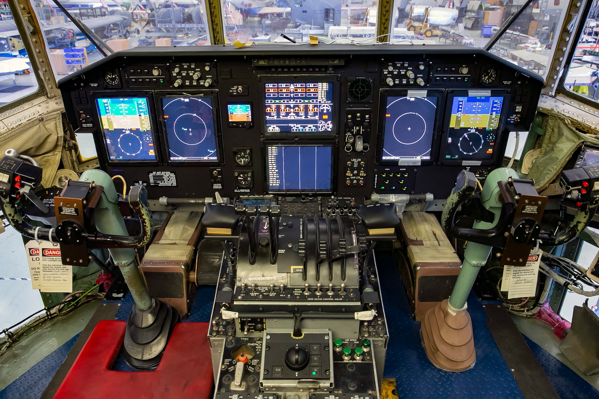 Upgraded cockpit of a C-130H Airlift. (Courtesy photo)