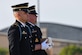 Brigadier Gen. Ales Knizek, head of the Czech Republic Military History Institute, speaks about the importance of the dignified transfer of  Brigadier Gen. František Moravec at Joint Base Andrews, Md., April 25, 2022.