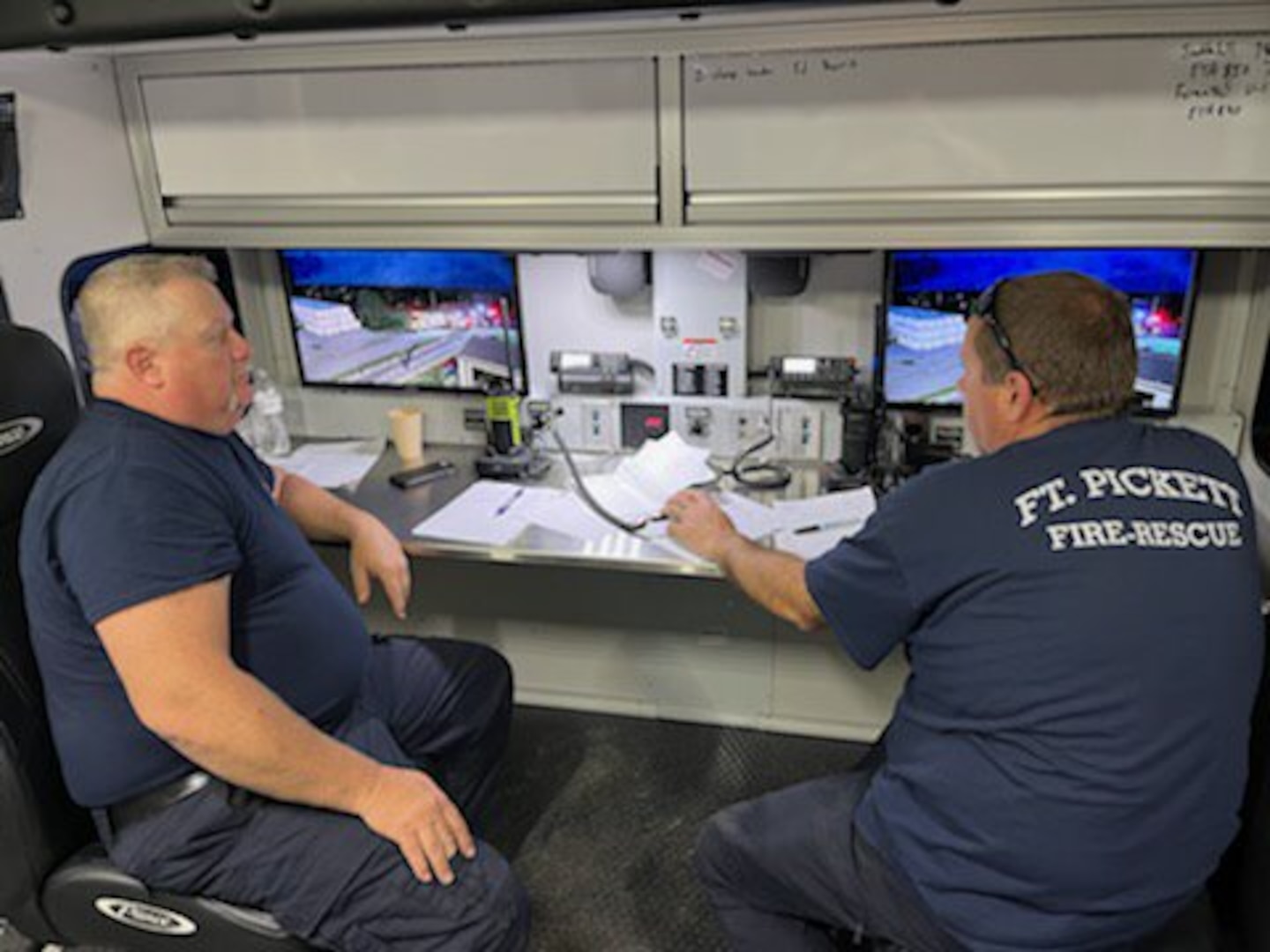 Fort Pickett Fire Dept. helps lead response to large commercial fire