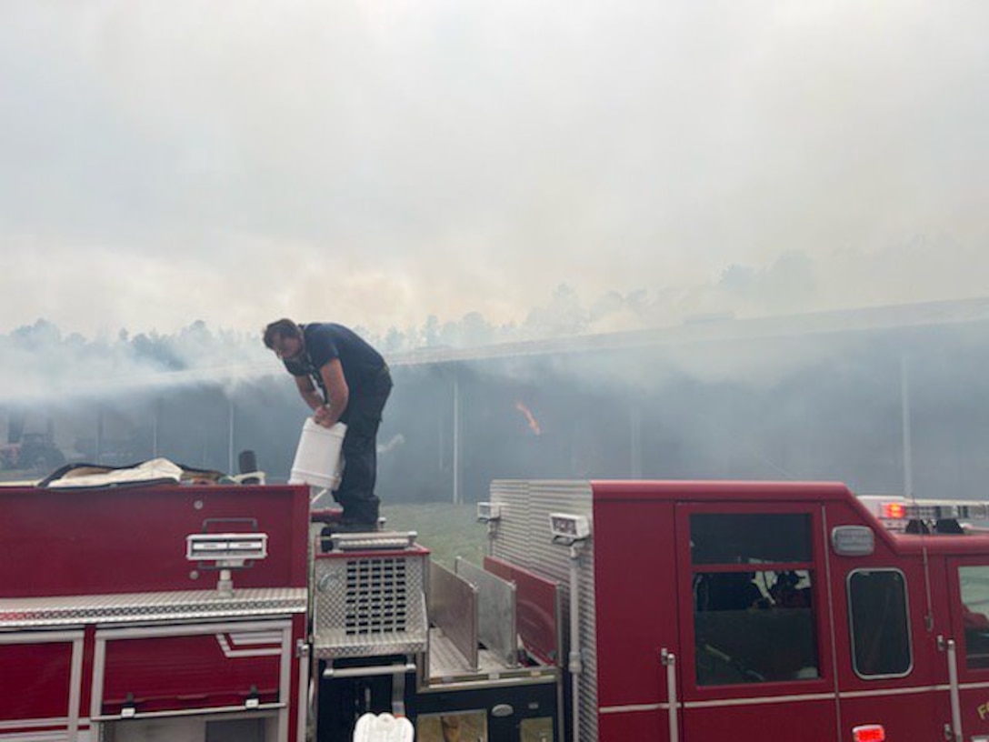 Fort Pickett Fire Dept. helps lead response to large commercial fire