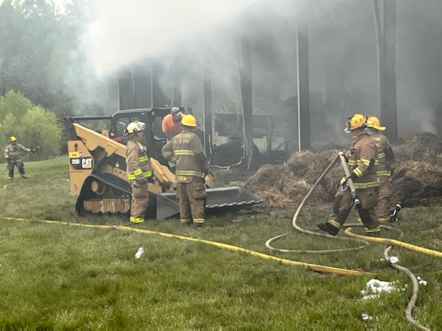 Fort Pickett Fire Dept. helps lead response to large commercial fire