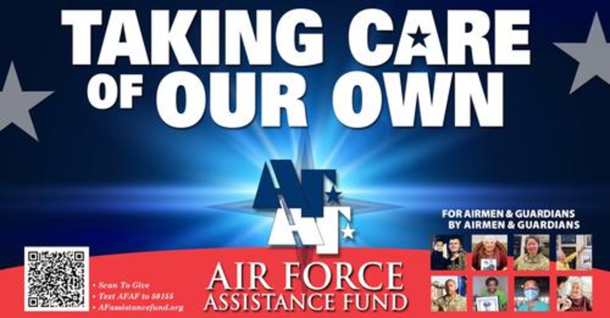 Last week to give. The annual Air Force Assistance Fund campaign to raise funds for charities that provide support to Air Force families in need is from March 21 through April 29. You can scan the QR code in the graphic to give.