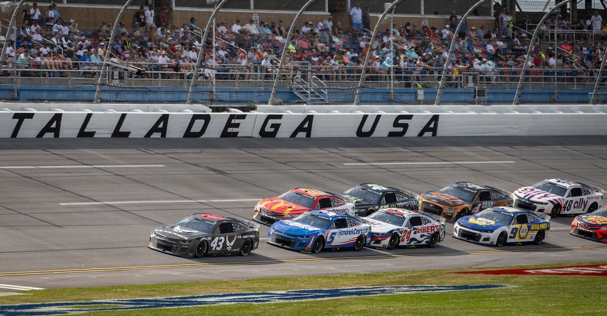 Air Force-sponsored car at Talladega