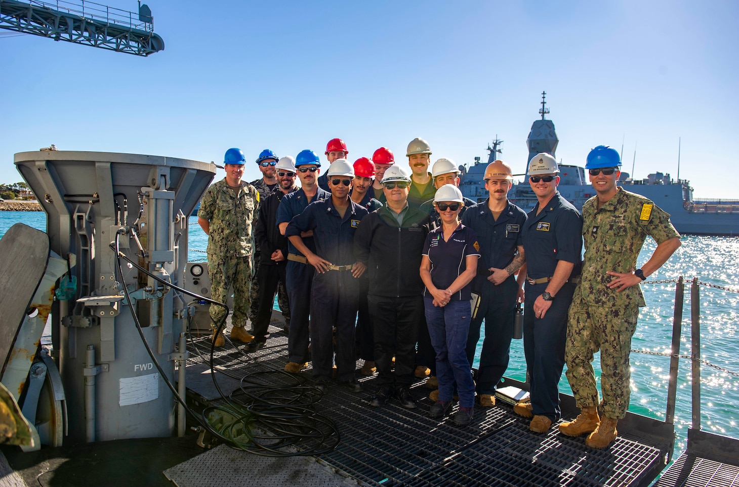 USS Frank Cable Conducts Expeditionary Reload in Australia with