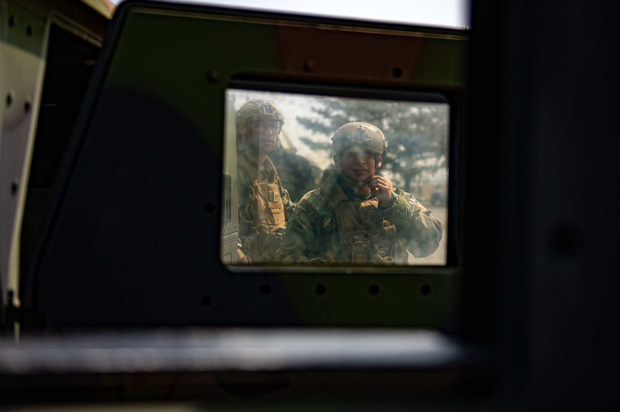 Airmen assigned to the 8th Fighter Wing participate in the selective arming program (SELARM) during routine training at Kunsan Air Base, Republic of Korea, April 24, 2022.