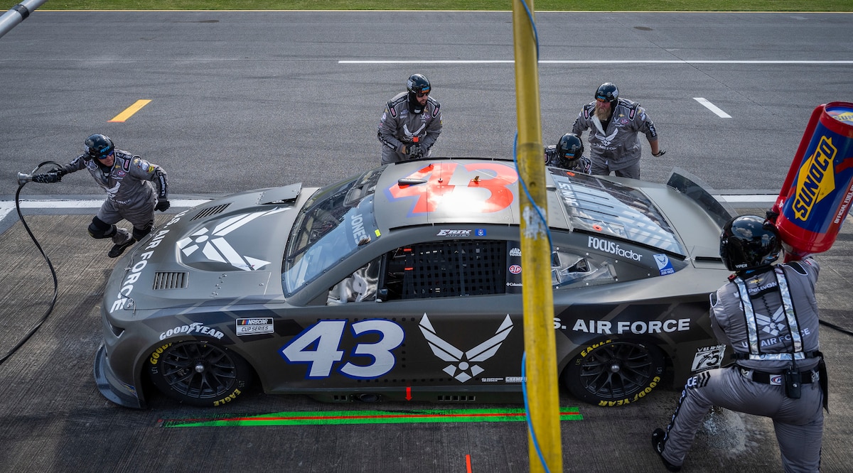 Air Force-sponsored car at Talladega