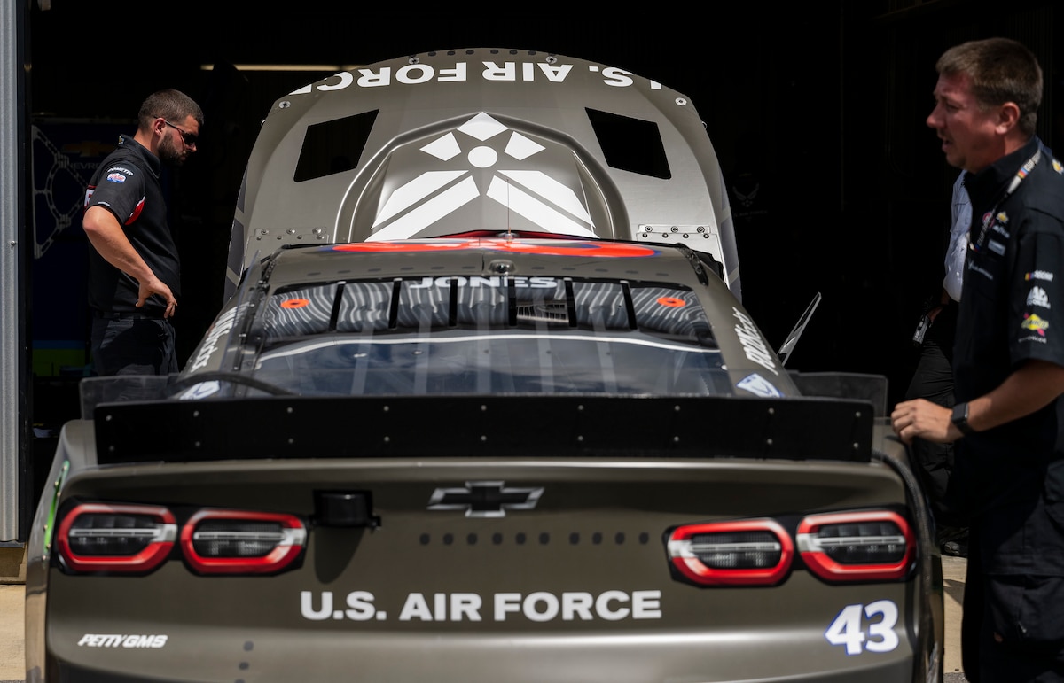 Air Force-sponsored car at Talladega