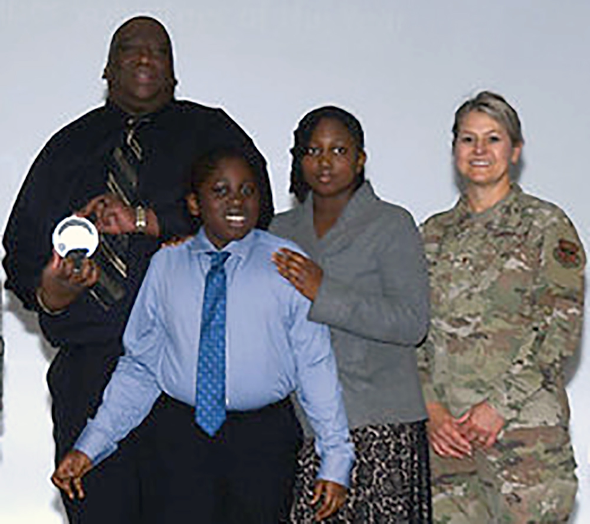 Volunteer Family of the Year: Richardson family, Brooke Army Medical Center Troop Command, San Antonio Food Bank