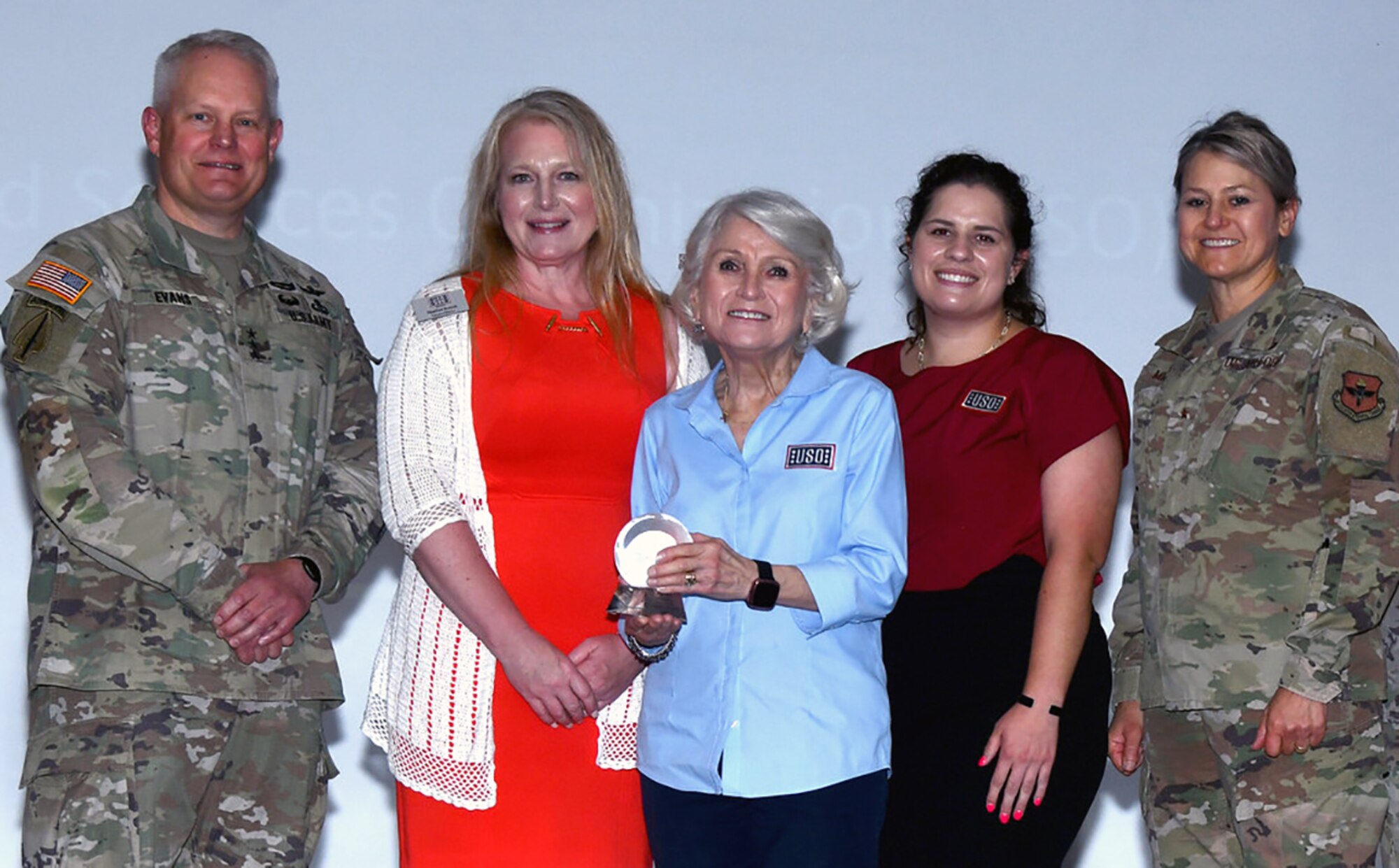 Large Group Volunteer of the Year (50 or more people): United Services Organization of San Antonio.