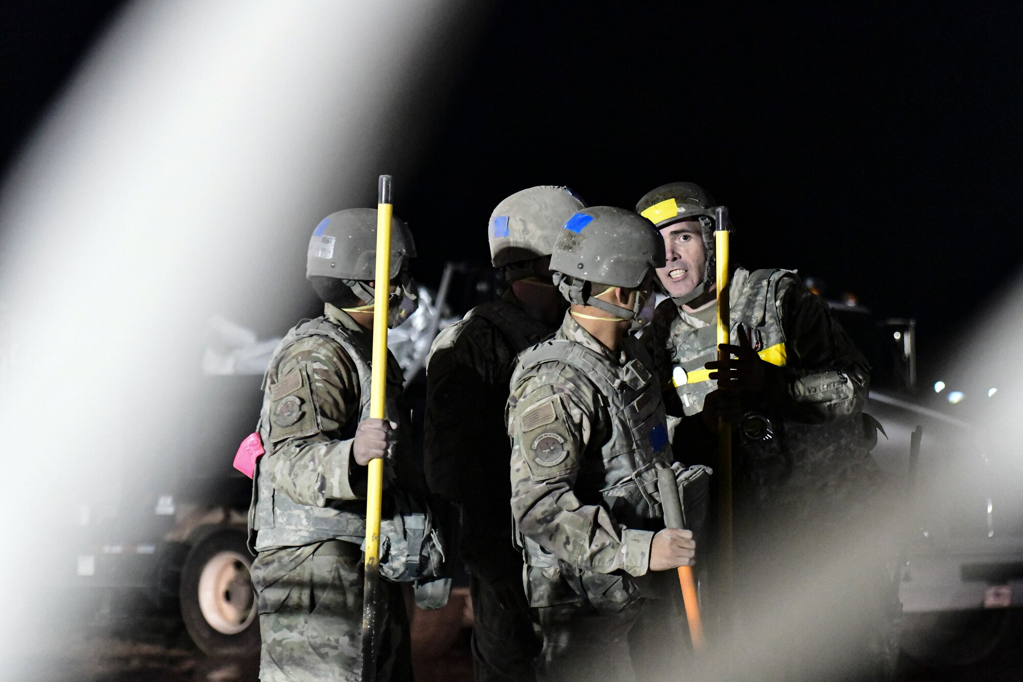 Airmen execute rapid airfield repair.