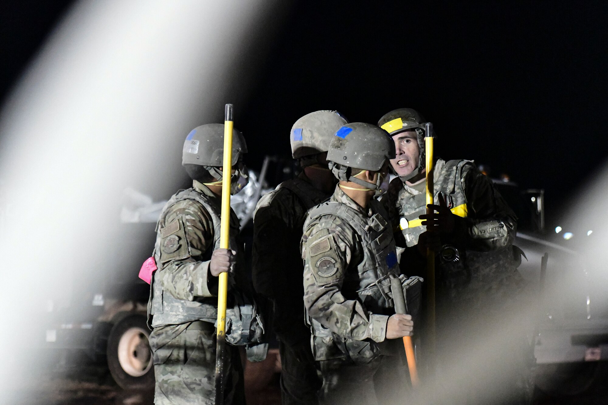 Airmen execute rapid airfield repair.