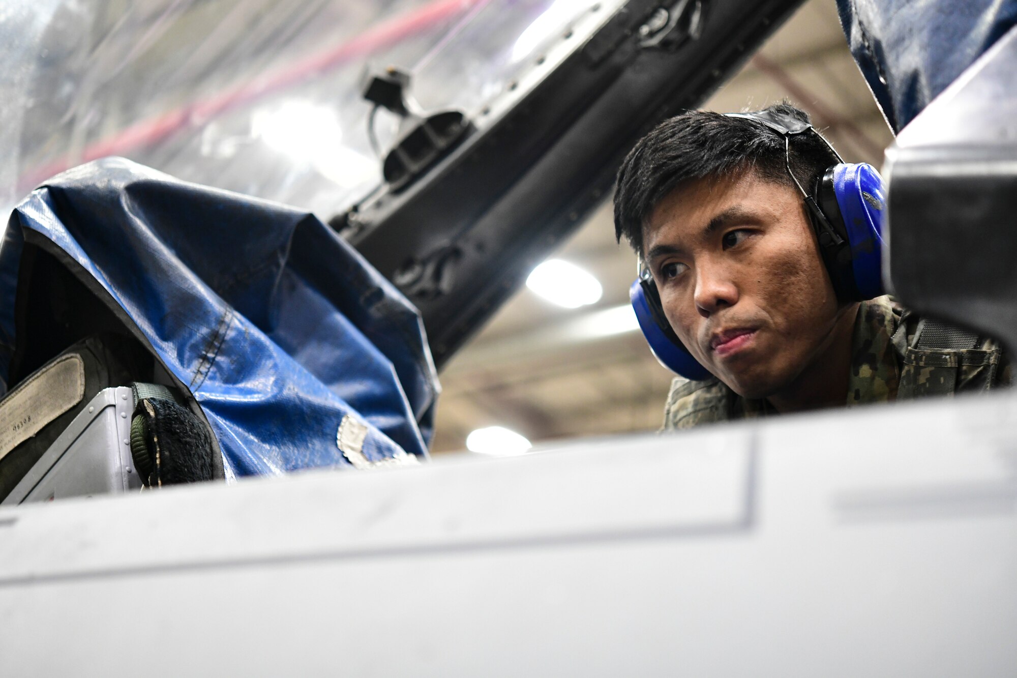 Airmen configure fuel systems.