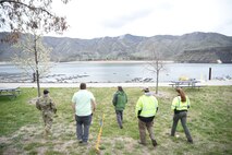 US Army Corps of Engineers examining Spring Shores Marina.