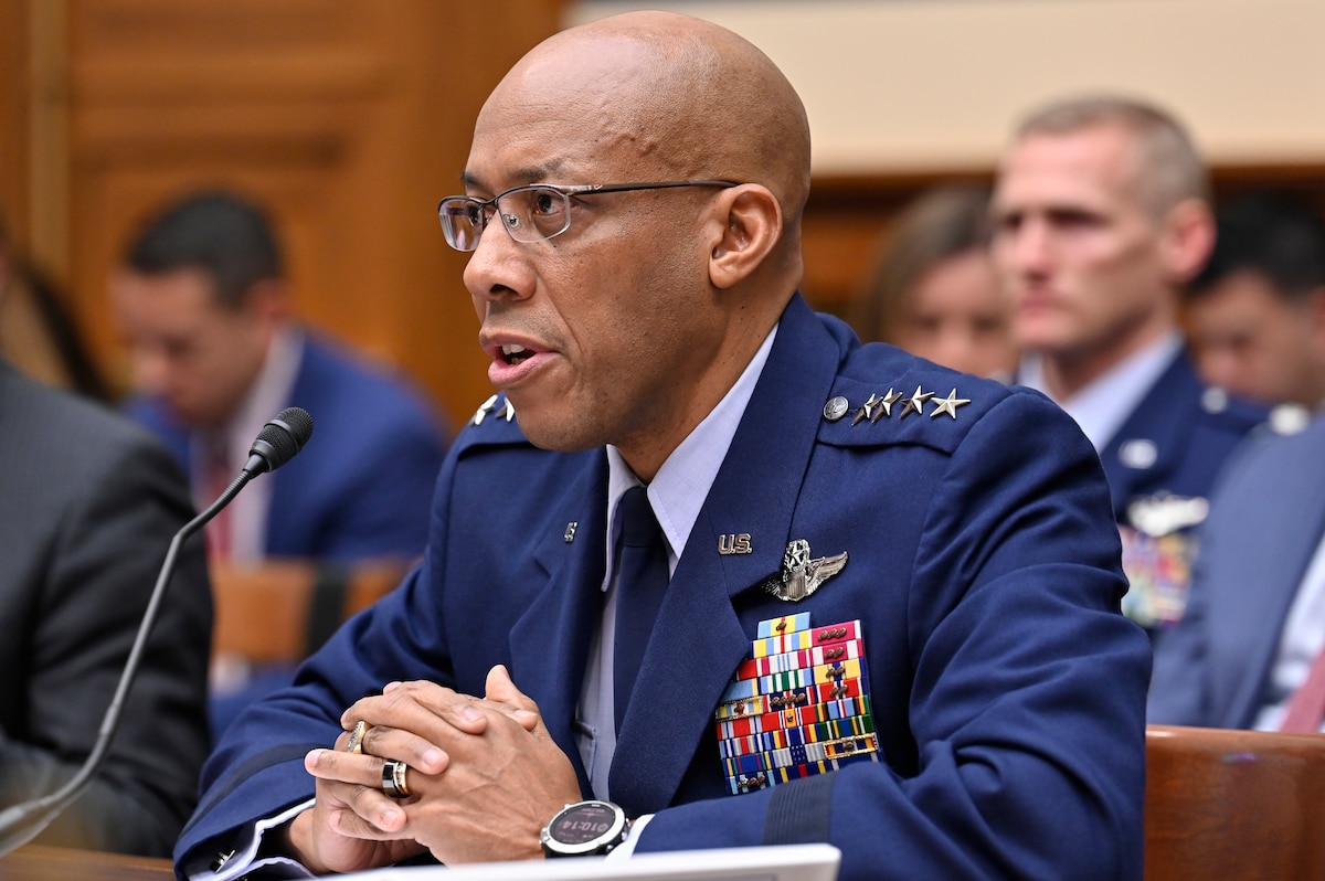 Air Force Chief of Staff Gen. CQ Brown, Jr.