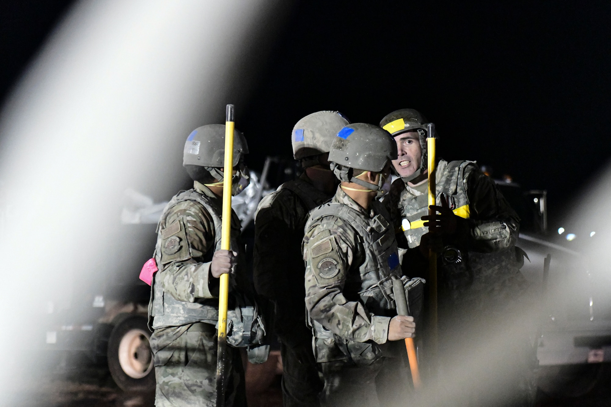 Airmen execute rapid airfield repair.