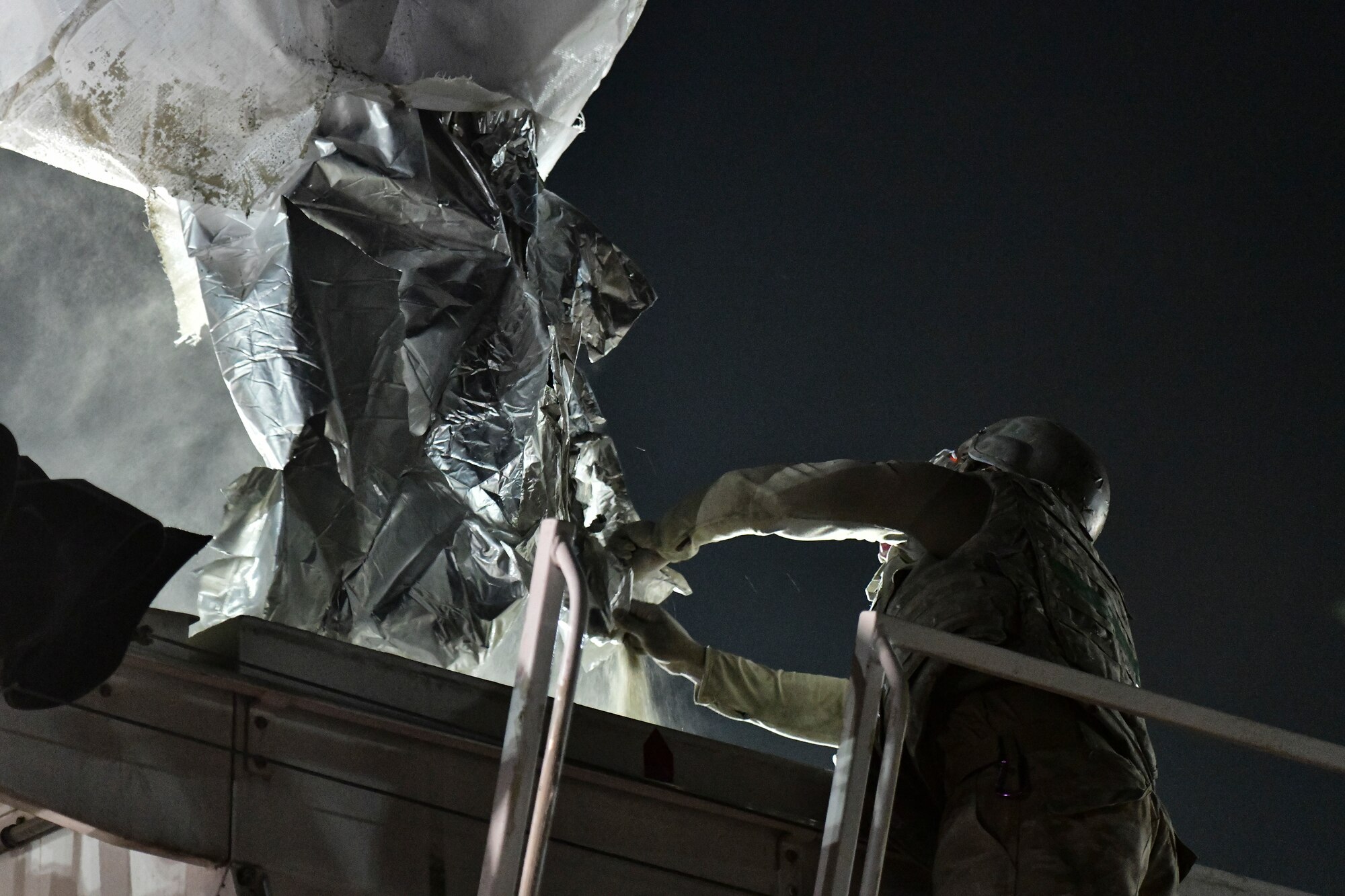 Airmen execute rapid airfield repair.
