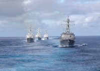 Ships from Destroyer Squadron